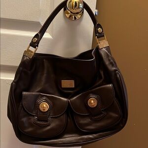 Elegant Black Leather Handbag